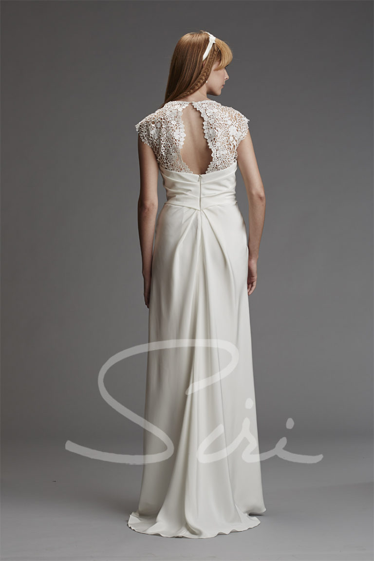 Lace silk bridal gown Siri Bridal