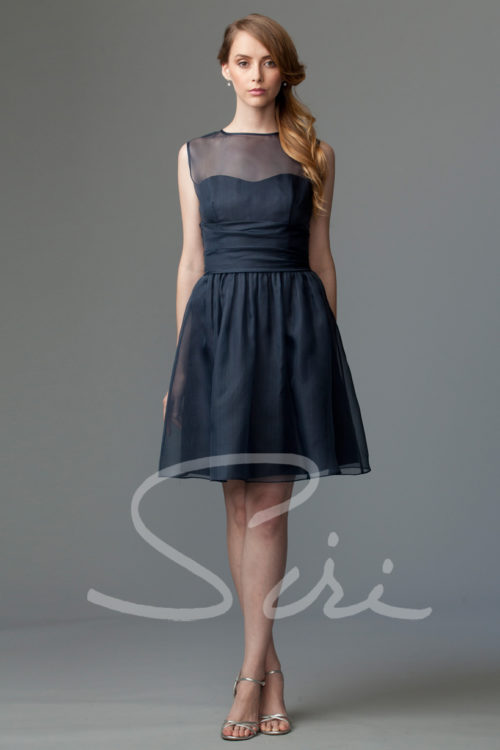 Navy party dress