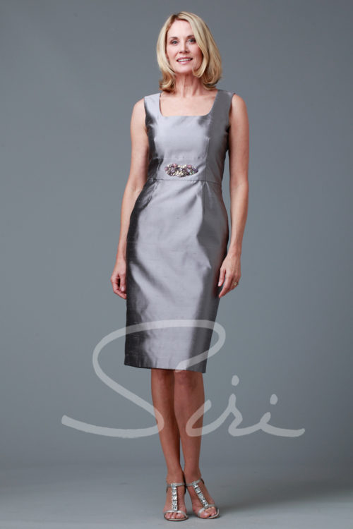 Silk Grey Dress