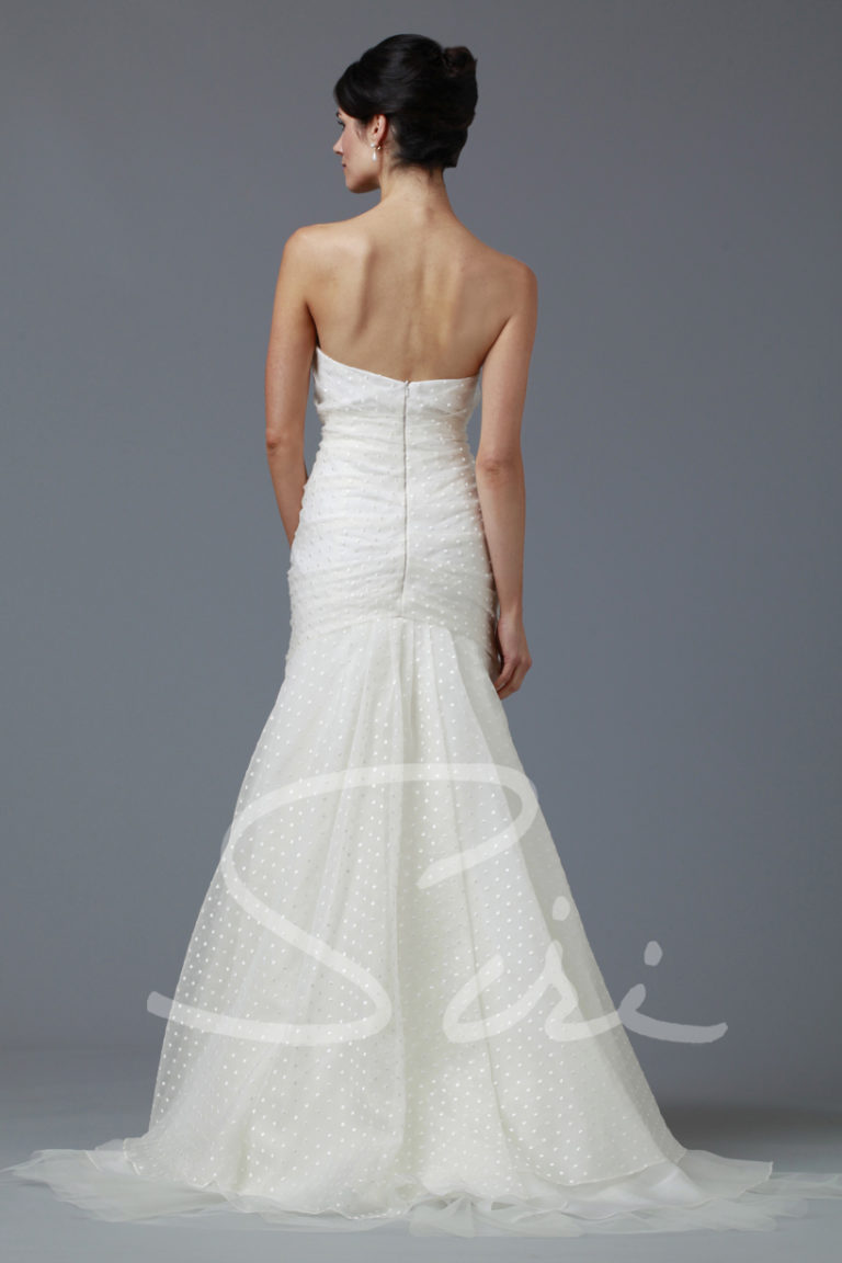 Strapless Trumpet Bridal gown