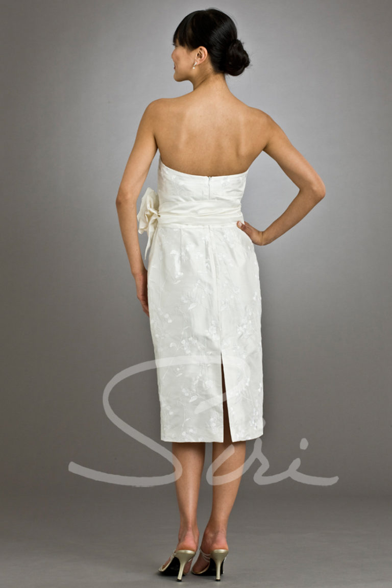 Strapless White Dress