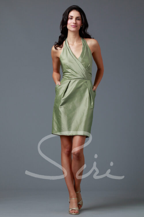 Silk Halter Dress for summer special occasion
