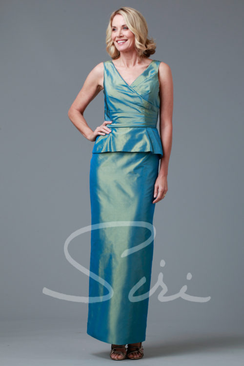 Siri - Special Occasion Gowns - Adele Peplum Gown 9231 - San Francisco