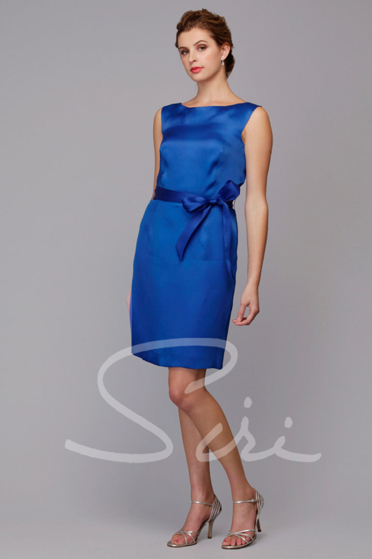 Sapphire blue dress
