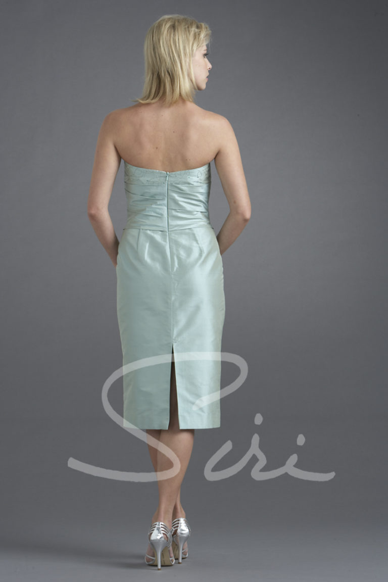 light green fitted dress
