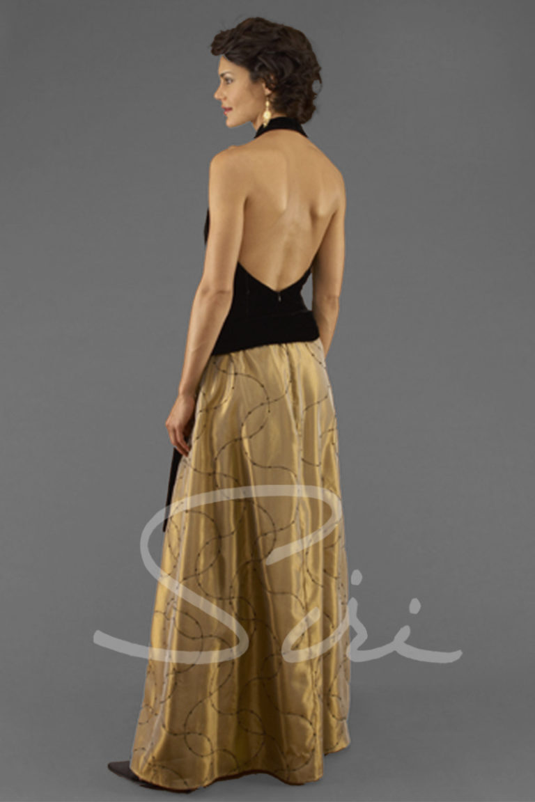 Siri San Francisco - Special Occasion Gowns - Halter Deco Gown 5891