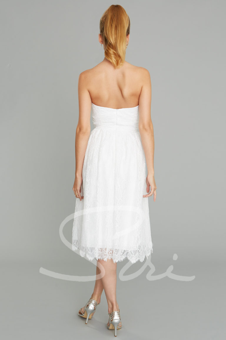 White lace dress
