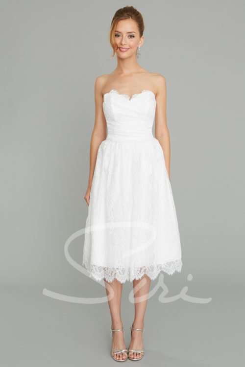 White lace dress