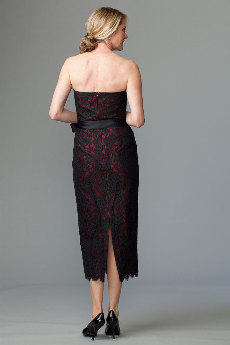 Black lace dress