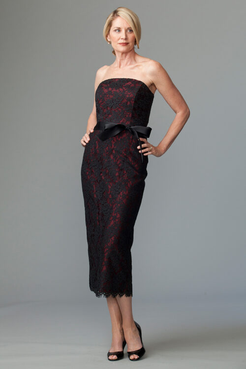 Black lace dress