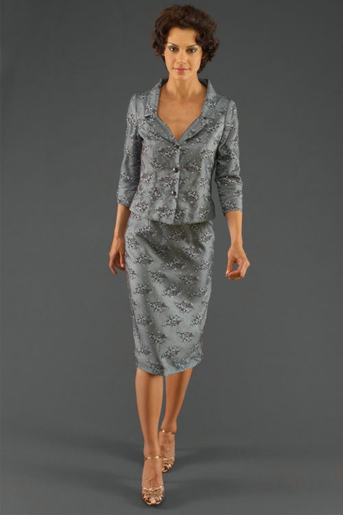 Siri - Separates - Tippi Hedren Jacket 5806 Back Slit Skirt 9620