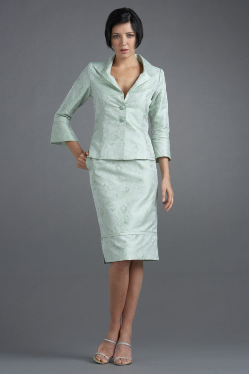 Siri - San Francisco Special Occasion Separates - Tuxedo Jacket 9608 Double Slit Skirt 9610