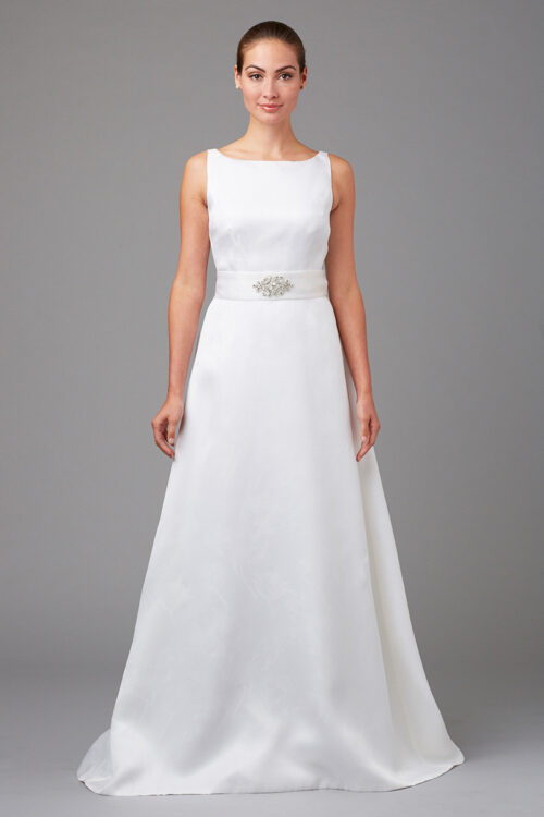 Simple A-line Bridal Gown