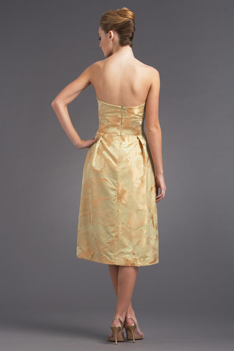 gold dress for mother of the bride