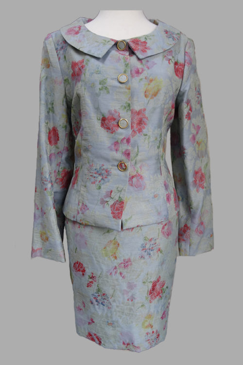 Siri - San Francisco Special Occasion Dresses - Jacket 3506 Side Slit Skirt 3520