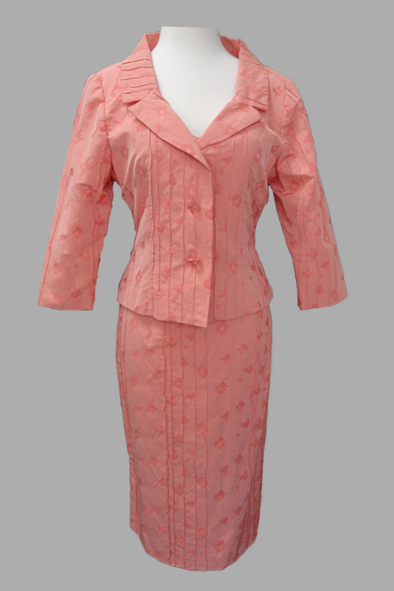 salmon jacket for Siri Melanie dress