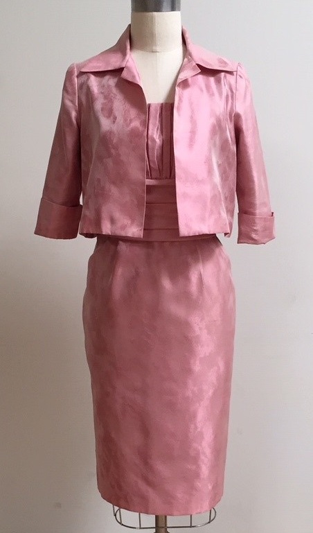 Rose Pink dress and jacket for mother of the bride
