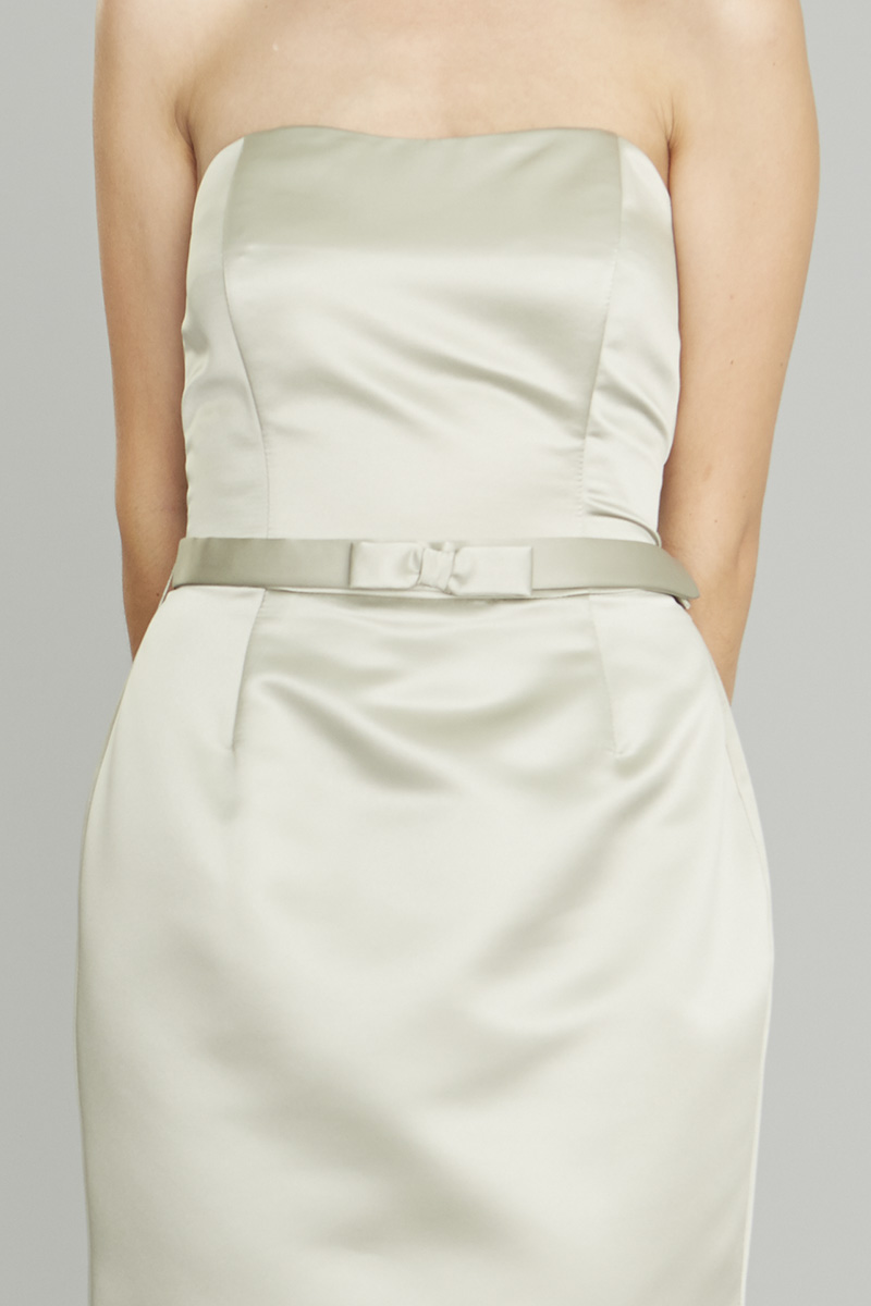 thin silver belt for dress