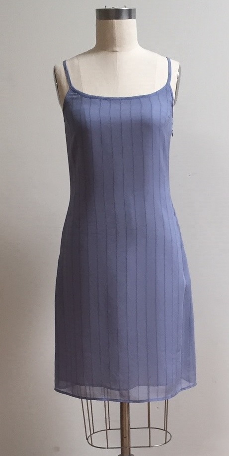 Blue Slip Dress for spring afternoon party