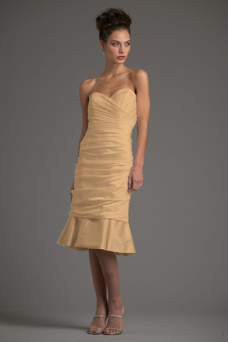 Siri - Bridal Sale - Del Mar Flounced Dress 9380 - San Francisco