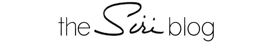 The Siri Blog Banner The Siri Blog - Fashion Blog - San Francisco