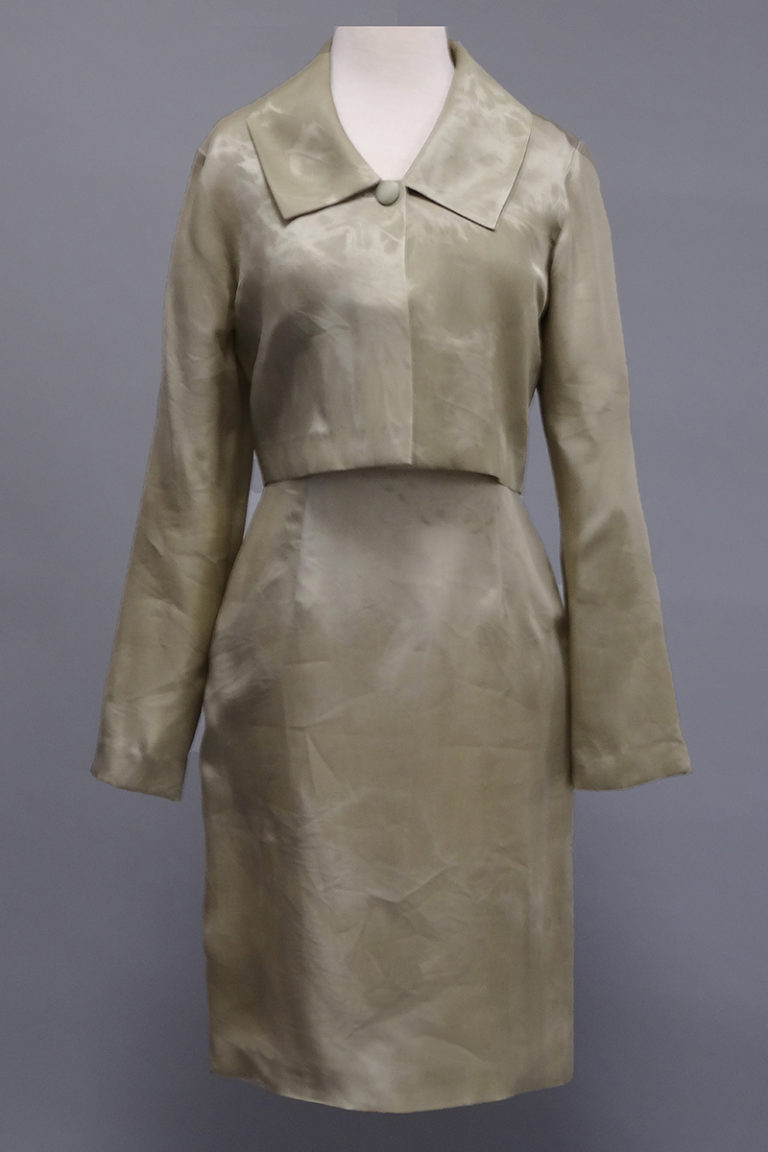 Sage dress and jacket