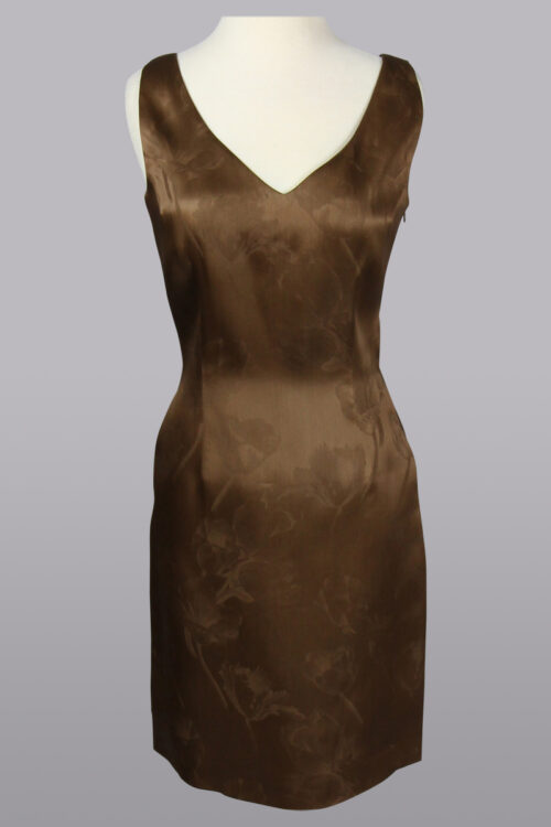 Organza chocolate dress