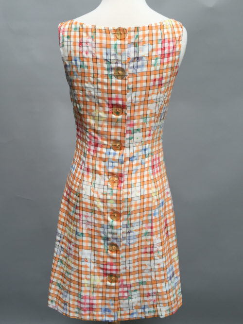 Apricot print sundress 3595