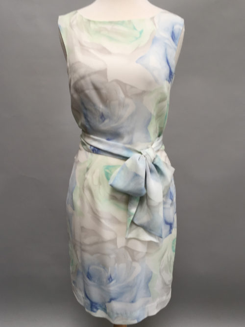 Blue floral dress