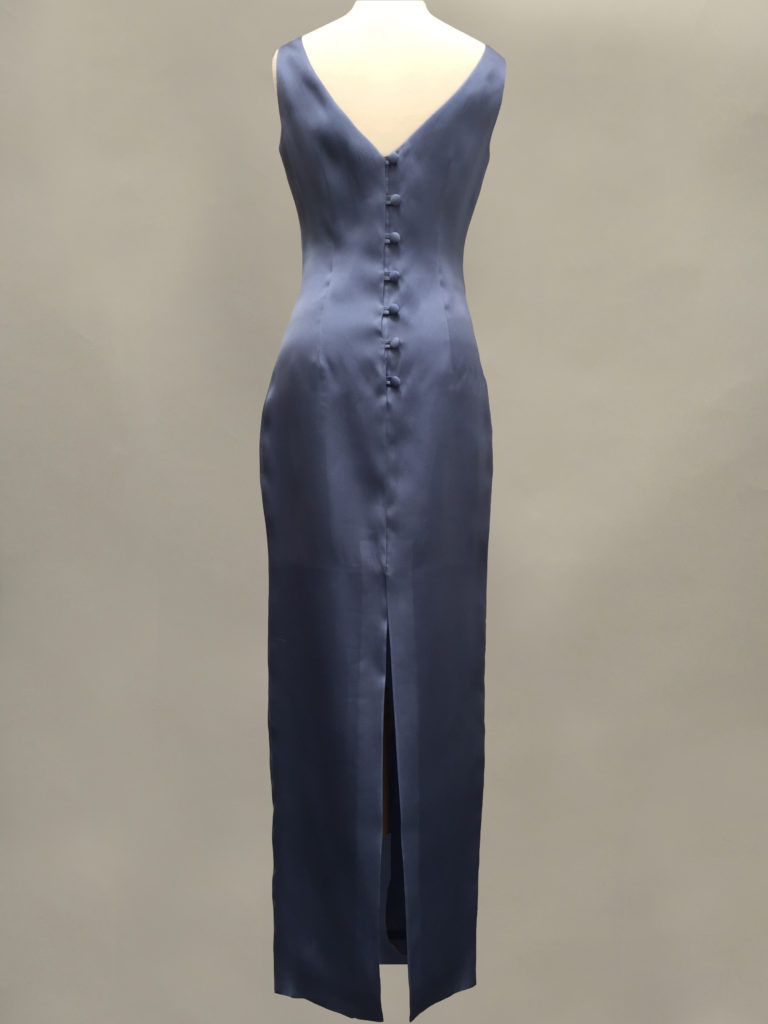 Bridesmaid blue gown