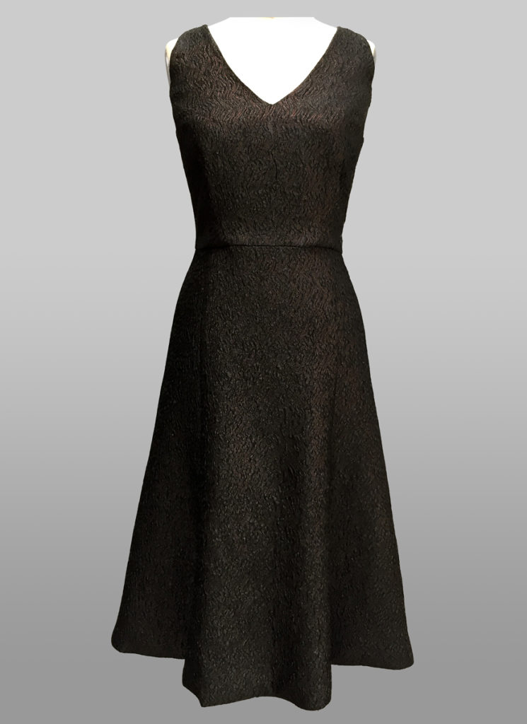 V neck cocktail dress
