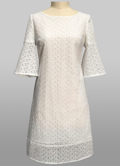 White cotton dress