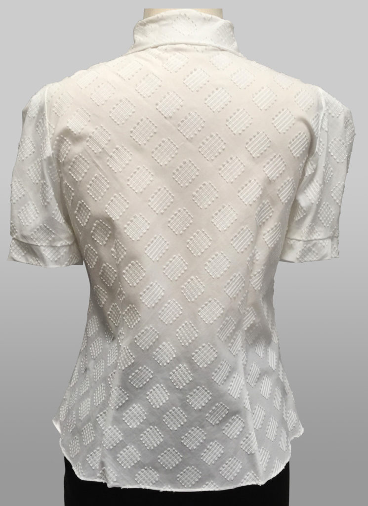 white cotton blouse