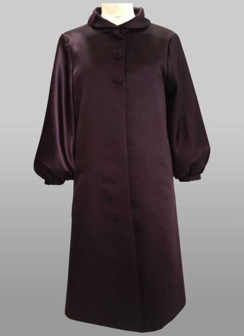 Dark purple coat