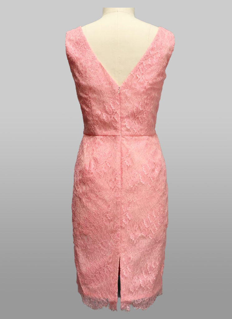 Pink lace dress