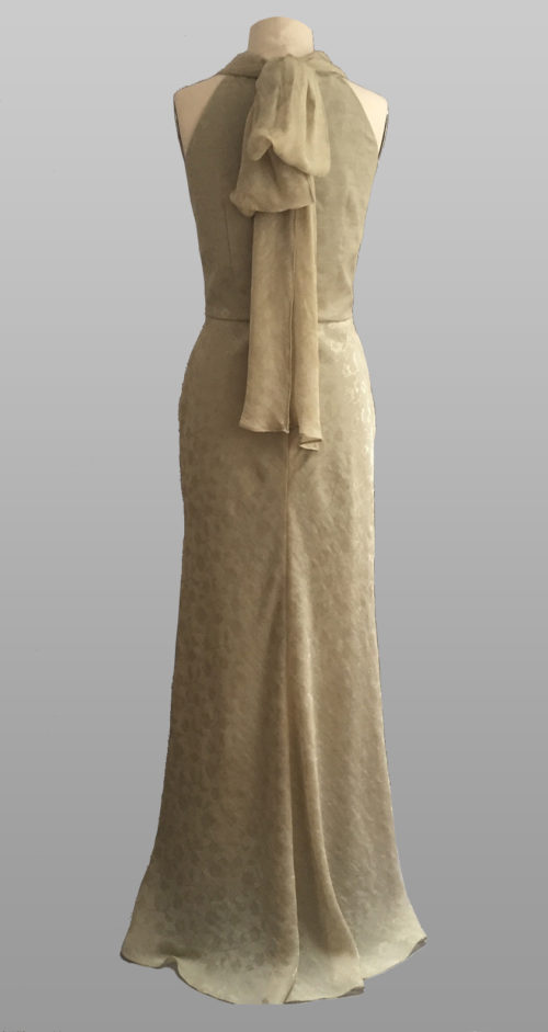 Olivia Gown with back streamers