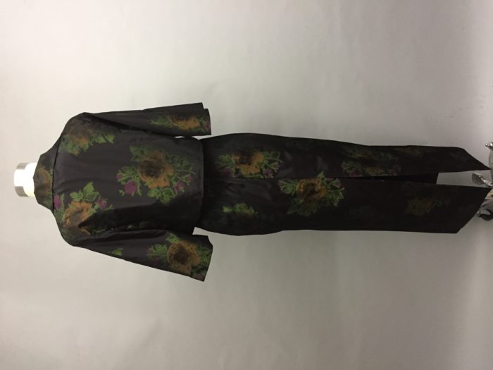 black silk jacket