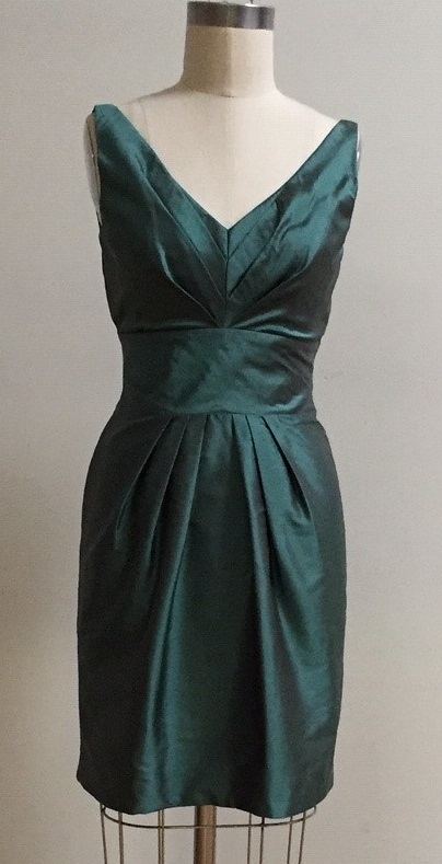 Dark Green A-line Dress