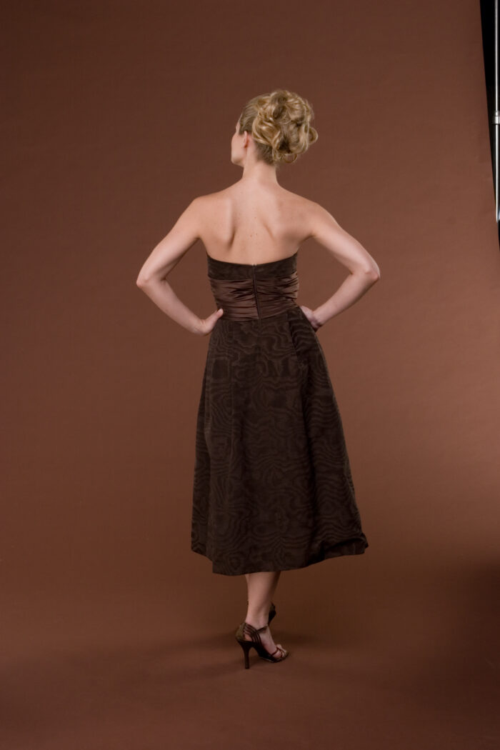 Chocolate special occasion dress
