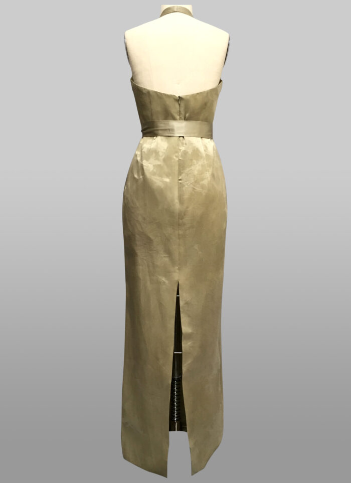 Green Halter Gown