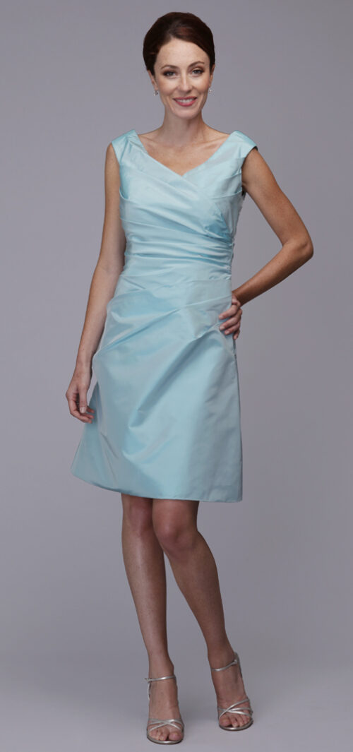 Blue dress for a day party