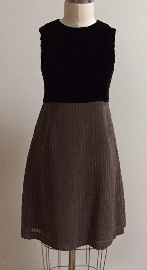 Velvet evening dress
