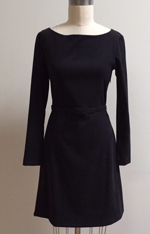 Black winter dress