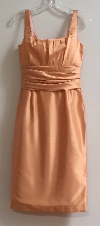 Apricot special occasion dress