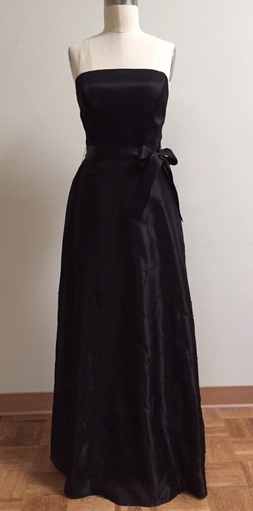 Black tie gown