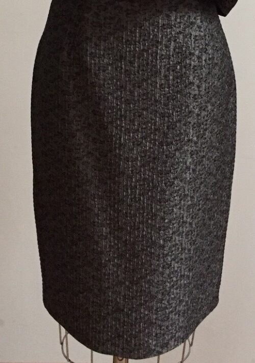 Dark Grey Pencil Skirt