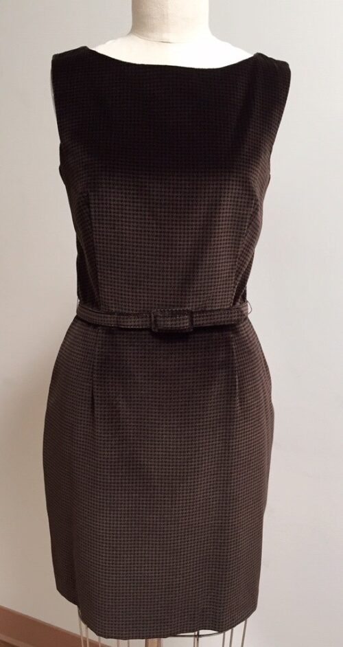 Brown Velvet Dress