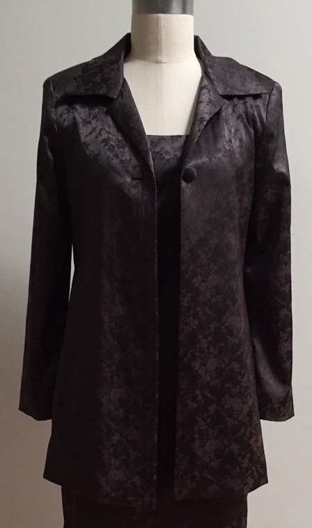short black evening coat