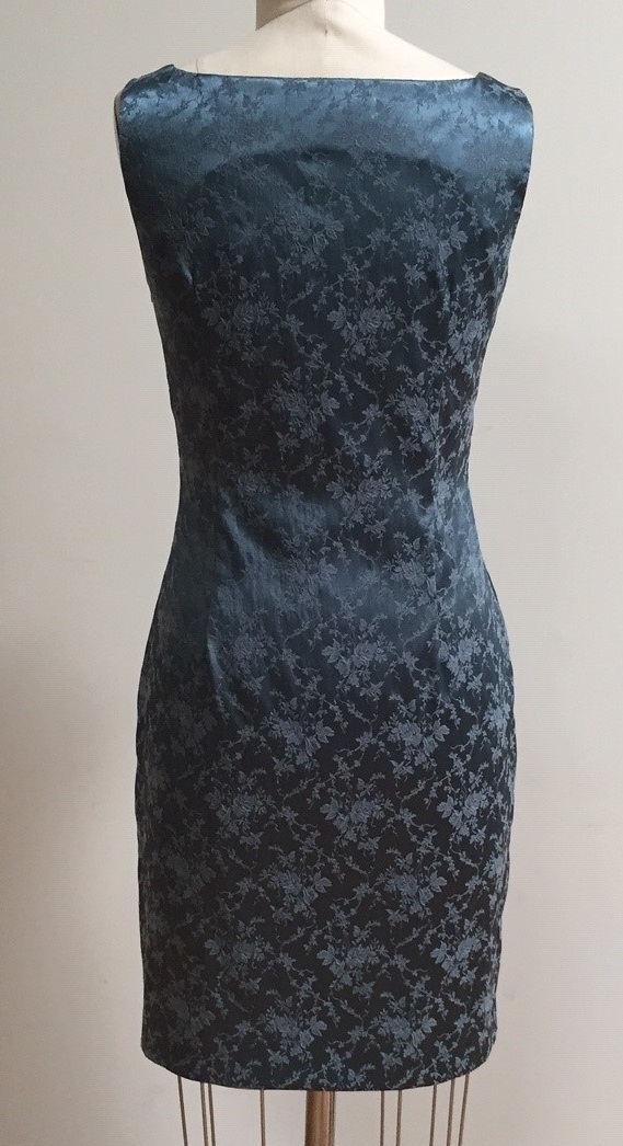 blue stretch dress