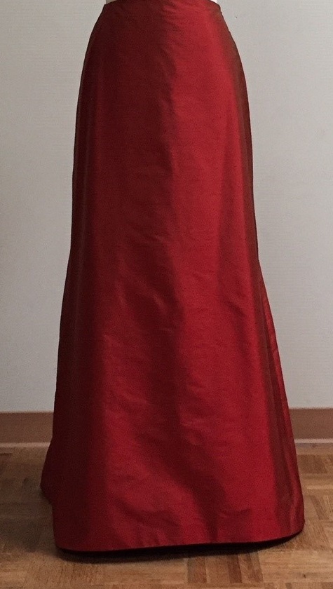 long red skirt